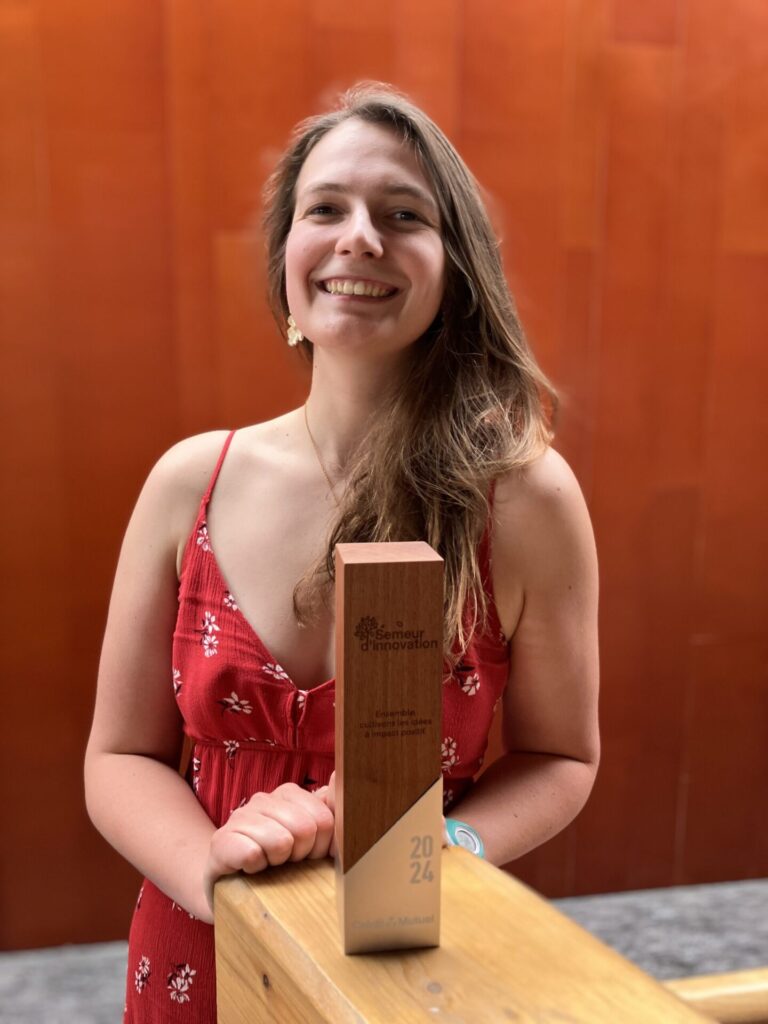 Éloise MATUSZCZAK et son prix Semeur d'Innovation