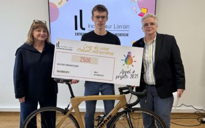 Un élève ingénieur ENSTIB remporte le prix coup de cœur de l'étudiant entrepreneur de l'Incubateur Lorrain