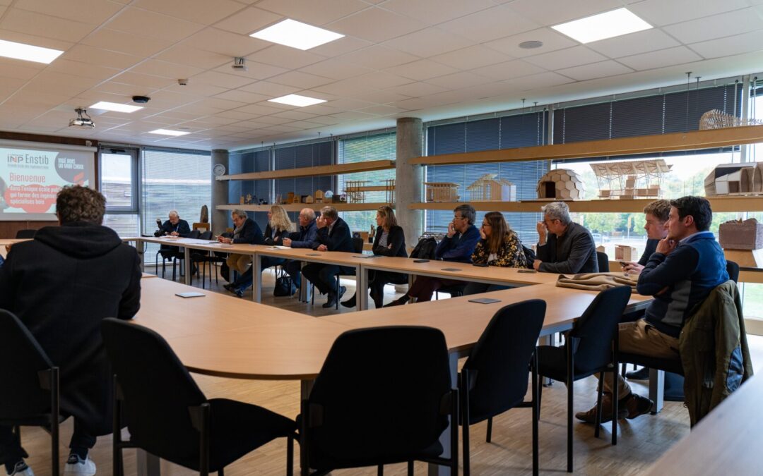 L’ENSTIB accueille une délégation de la Région Grand Est sur le Campus Bois